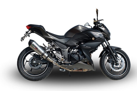Kawasaki Z300 2014-2017 Exhaust GPR Grand Prix Evo Titanium Slip-On - photo 4