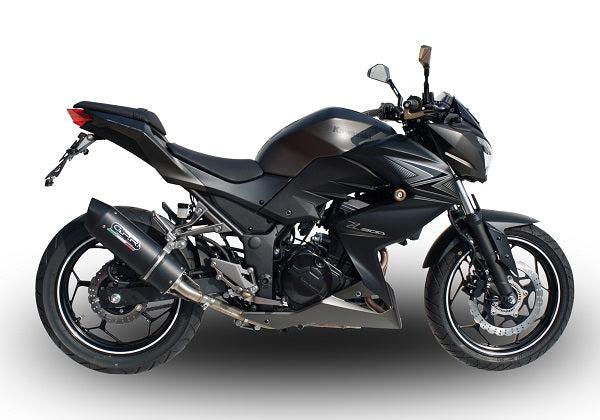Kawasaki Z300 2014-2017 Exhaust GPR Furore Nero Slip-On Race