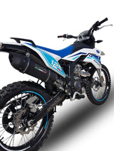F.B. Mondial Smx 125 Enduro 2018-2020 Exhaust GPR Furore Nero Slip-On