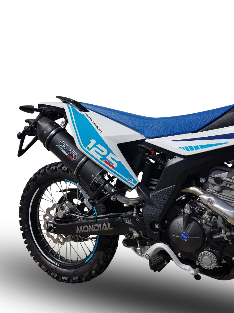 F.B. Mondial Smx 125 Enduro 2018-2020 Exhaust GPR Furore Nero Slip-On