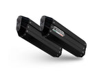 BMW K1600GTL 2021-2024 Exhaust GPR Hyper Sonic Black Titanium Dual Slip On Race