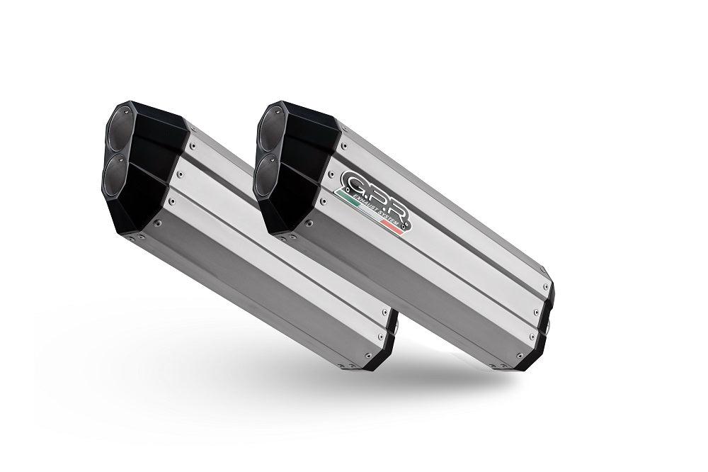 BMW K1600GTL 2017-2021 Exhaust GPR Hyper Sonic Titanium Dual Slip On Race