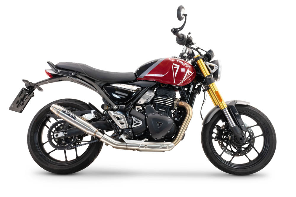 Triumph Scrambler 400 X 2023-2025 Exhaust GPR Deeptone Inox Slip-On