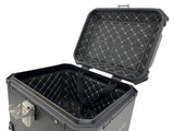 Universal Top Case GPR Tech ALPI-TECH 55 Liters with Backrest Silver