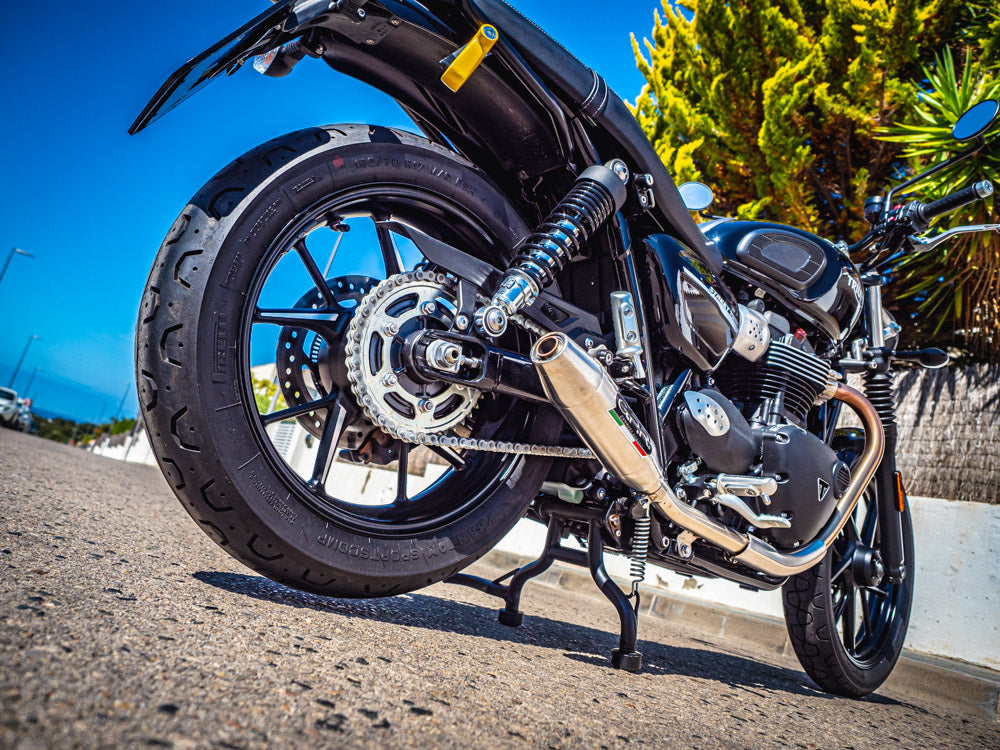 Triumph Street Twin 900 2020-2021 Exhaust GPR Deeptone Inox Dual Slip On