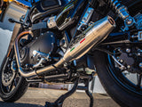 Triumph Street Twin 900 2020-2021 Exhaust GPR Deeptone Inox Dual Slip On
