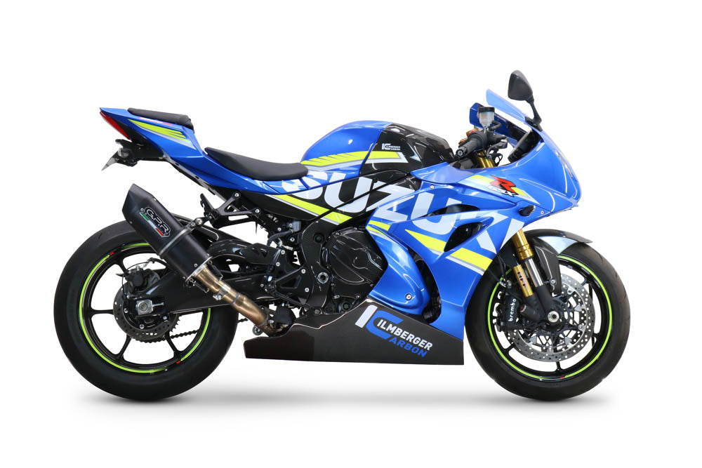 Escape GPR Furore Nero Slip-On para Suzuki GSXR 1000 R 2017-2020