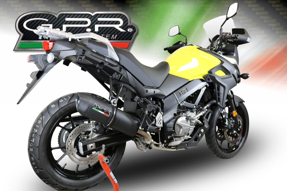 Escape Suzuki V-Strom 650 2017-2020 GPR Furore Evo4 Nero Mid Sistema completo