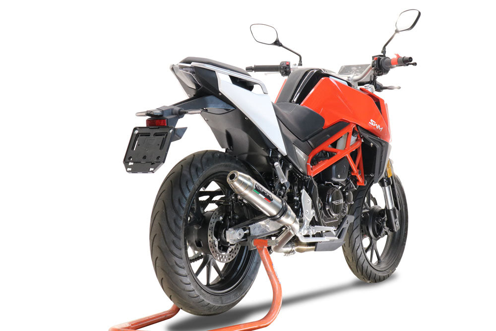 Échappement GPR Deeptone Inox Slip-On pour SWM Hoku 125 2022-2024
