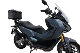 Baúl GPR TECH de 26 litros, aluminio negro, para SYM ADX TG400 2024-2026