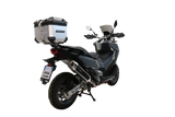 Baúl GPR TECH de 26 litros, aluminio plateado, para SYM ADX TG400 2024-2026