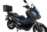 Baúl GPR TECH de 26 litros, aluminio negro, para SYM ADX TG400 2024-2026