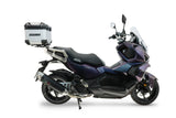 SYM ADX125 2024-2026 Top Case 26 Liters GPR TECH Silver Aluminum