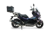 Top case GPR TECH de 35 litres, aluminium noir, pour SYM ADX125 2024-2026