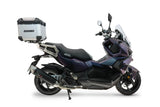 Baúl GPR TECH de 45 litros, aluminio plateado, para SYM ADX125 2024-2026