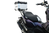 Baúl GPR TECH de 45 litros, aluminio plateado, para SYM ADX125 2024-2026