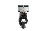 Baúl GPR TECH de 45 litros, aluminio plateado, para SYM ADX125 2024-2026