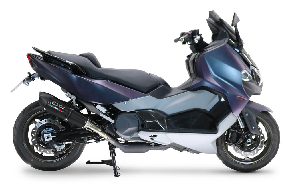 SWM Maxsym TL 508 2021-2024 Exhaust GPR Grand Prix Evo Black Titanium Slip-On - photo 4