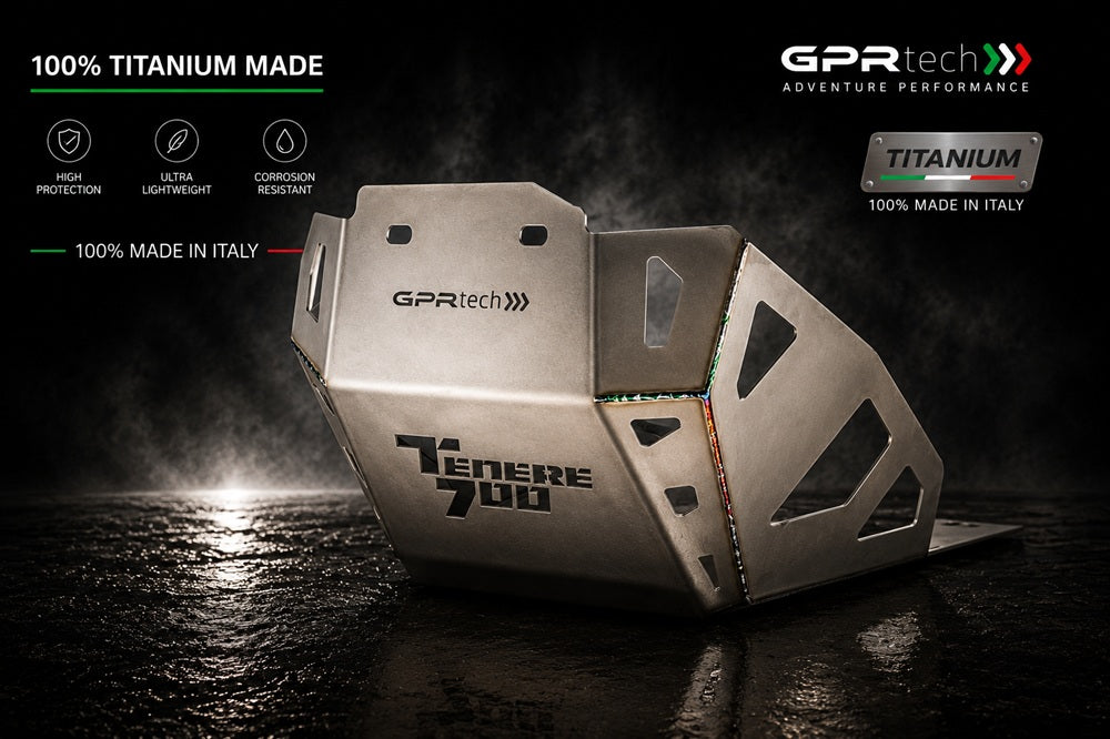 Cubrecárter GPR TECH, titanio, para Yamaha Tenere 700 2019-2020