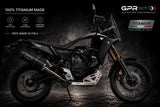 Cubrecárter GPR TECH, titanio, para Yamaha Tenere 700 2021-2024