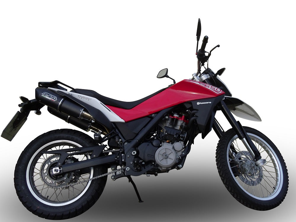 Husqvarna TERRA 650 TR650 STRADA 2013-2015 Exhaust GPR Furore Nero Dual Slip On Race