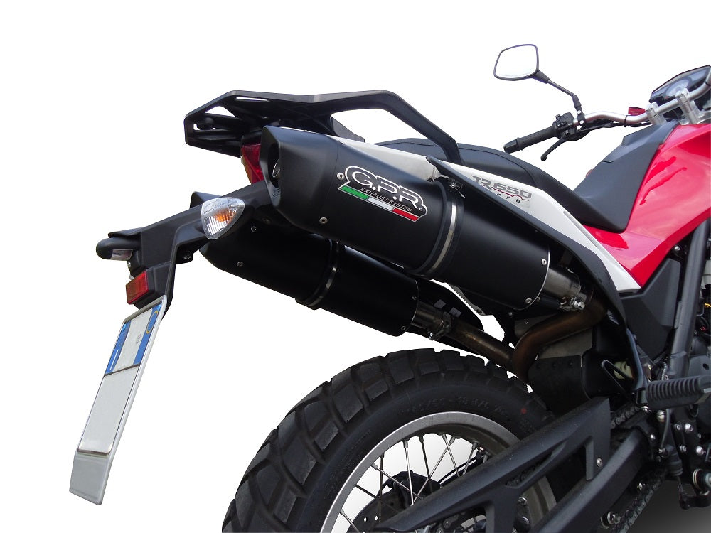 Husqvarna TERRA 650 TR650 STRADA 2013-2015 Exhaust GPR Furore Nero Dual Slip On Race