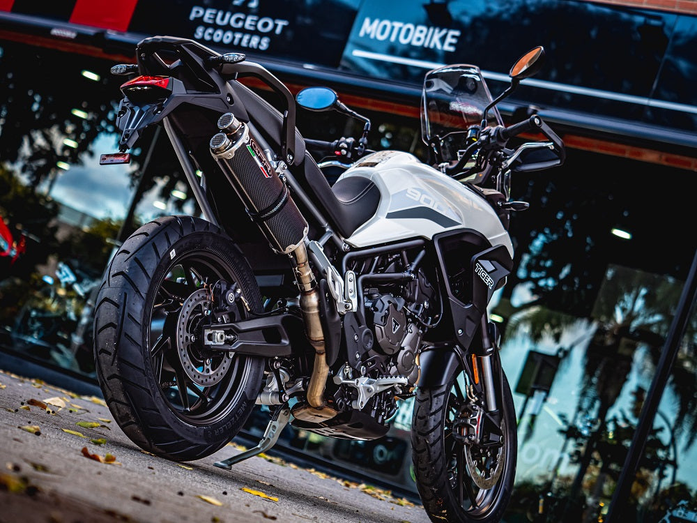 Triumph Tiger 900 2020-2023 Exhaust GPR Dual Poppy Slip-On