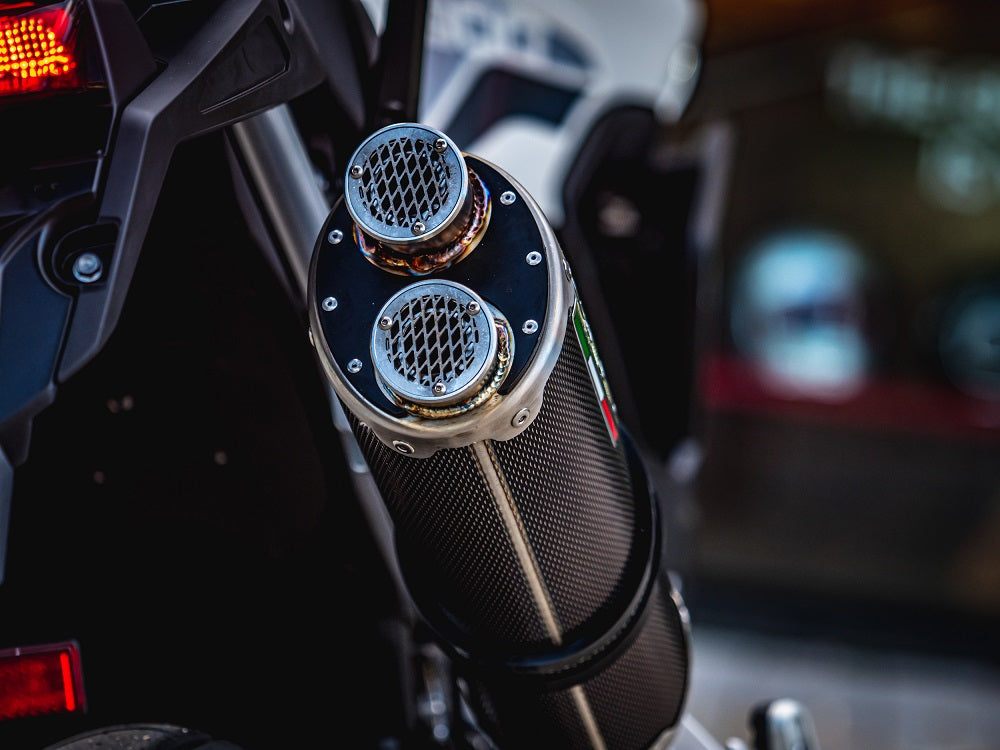 Escape GPR Dual Inox Slip-On para Triumph Tiger 850 2020-2024