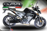 Échappement GPR Grand Prix Evo Black Titanium Slip-On pour KTM 790 Duke 2017-2020