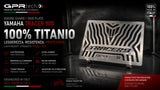 Protector de radiador GPR TECH, titanio, para Yamaha Tracer 9 2021-2024