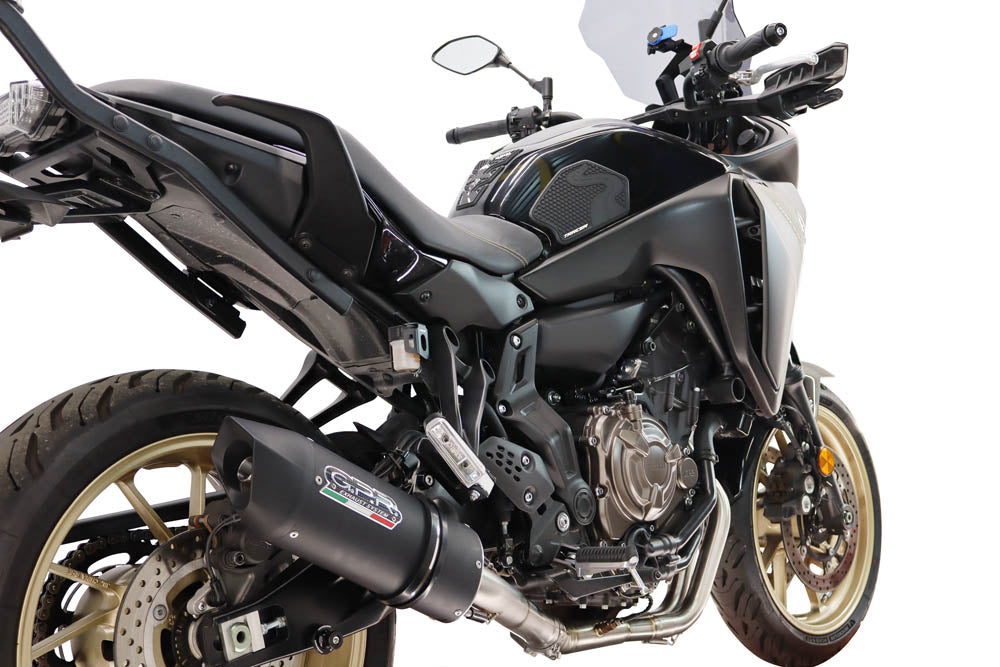 Escape GPR Furore Nero Sistema Completo para Yamaha Tracer 7 2021-2024