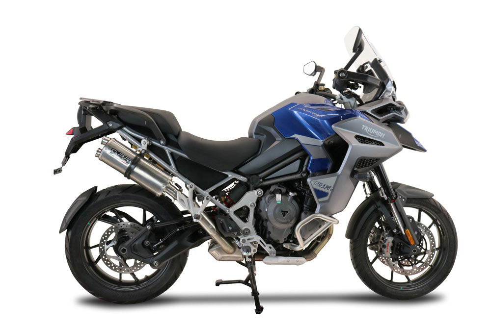 Triumph Tiger 1200 GT / Rally 2022-2024 Exhaust GPR Dual Inox Slip-On - photo 4