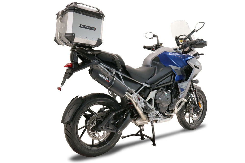 Triumph Tiger 1200 Gt Tiger 1200 Rally 2022-2024 Exhaust GPR Furore Evo4 Nero Slip-On