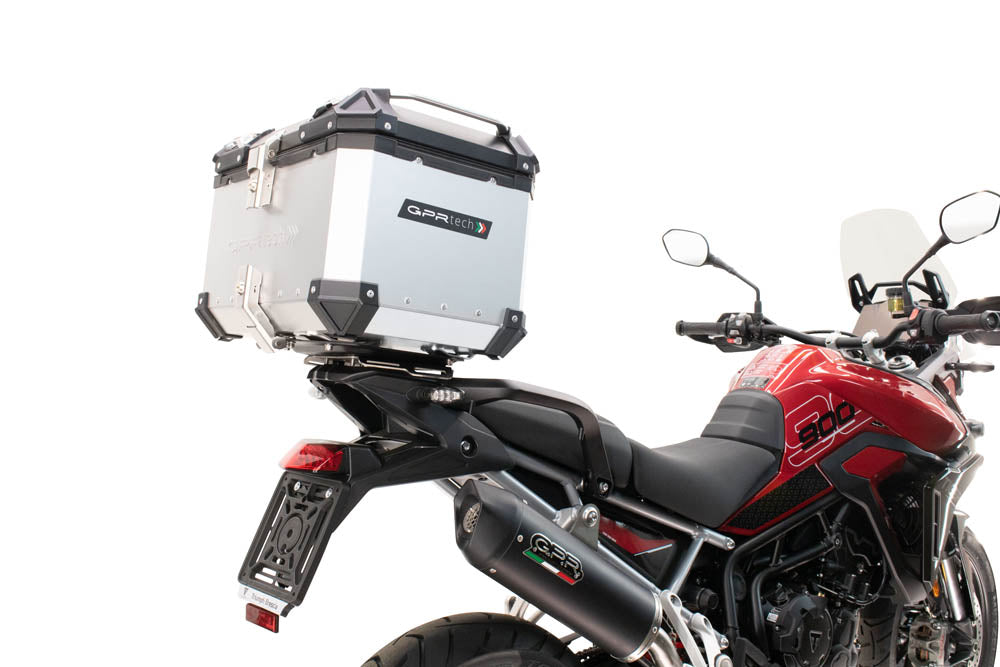 Triumph Tiger 900 GT / Pro / Rally Pro 2024-2025 Top Case 45 Liters GPR TECH Silver Aluminum
