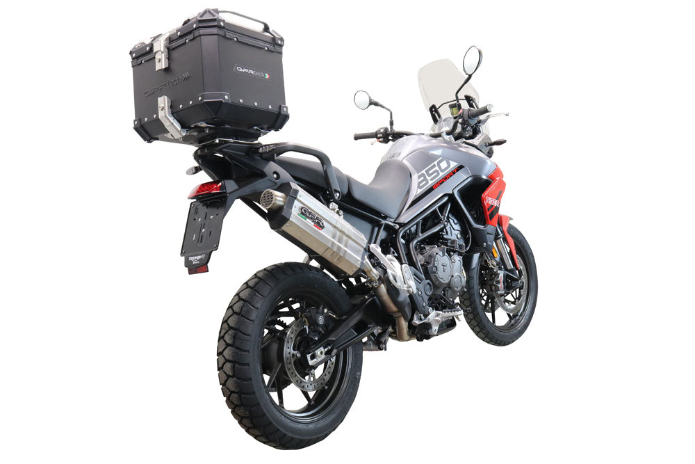 Triumph Tiger 850 2020-2024 Top Case 35 Liters GPR TECH Black Aluminum