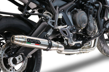 Triumph Trident 660 2025-2026 Exhaust GPR Deeptone Inox Full System High Level - photo 9