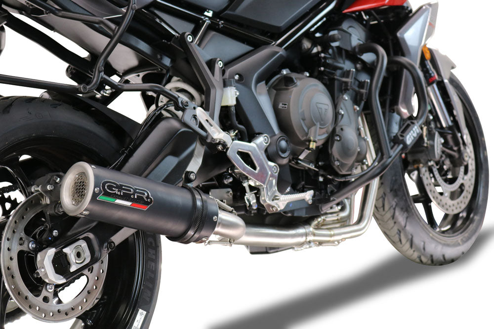 Triumph Tiger Sport 660 2022-2024 Exhaust GPR M3 Black Titanium Full System High Level