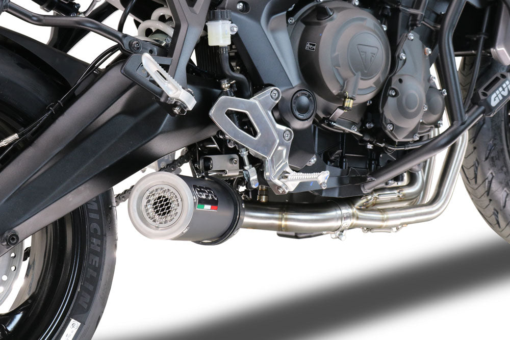 Échappement GPR M3 Black Titanium Système Complet Low Level pour Triumph Tiger Sport 660 2025-2026