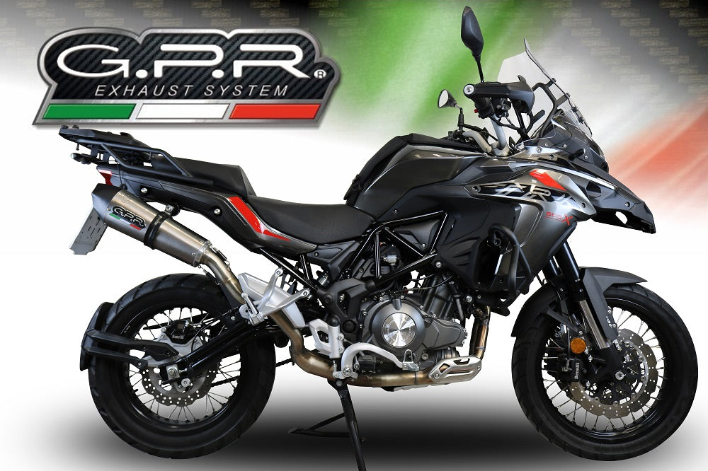 Escape GPR Grand Prix Evo Titanium Slip-On para Benelli TRK 502 X 2017-2020