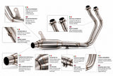 Escape GPR Deeptone Inox Sistema Completo para Yamaha YZF R7 2021-2024