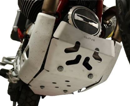 Moto Guzzi V85 TT 2019-2020 Skid Plate GPR TECH Titanium - photo 2