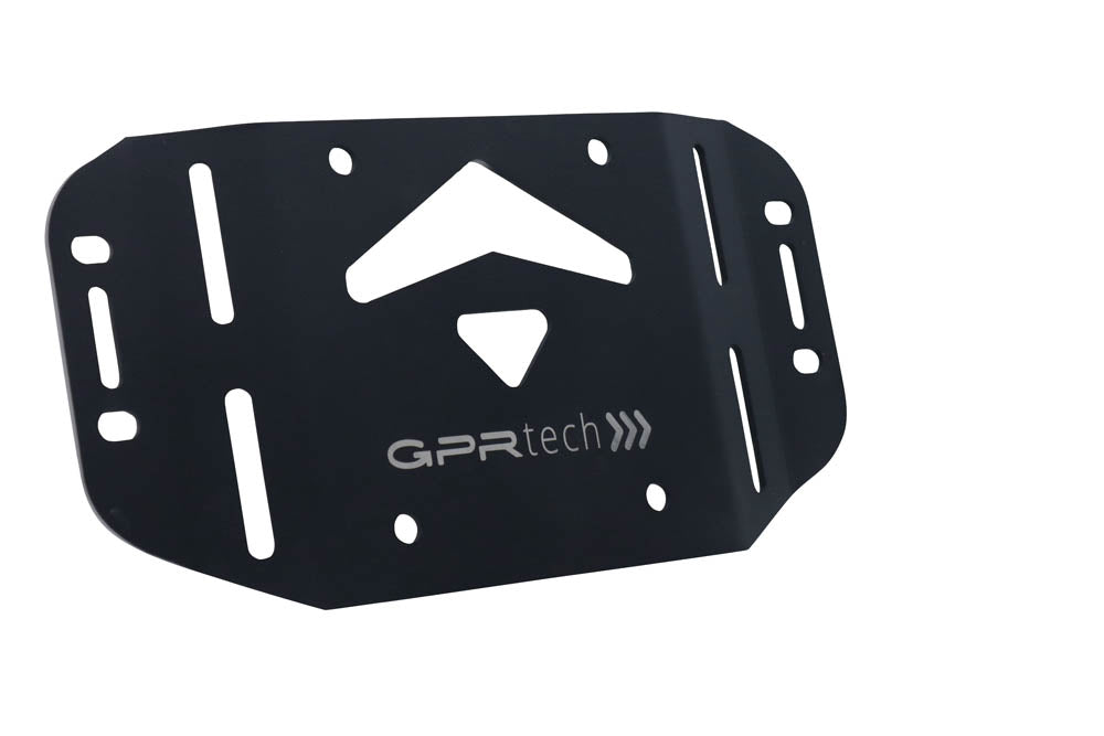 Kawasaki GTR 1400 2017-2018 Top Case Mounting Plate 35 Liters GPR TECH Black Aluminum