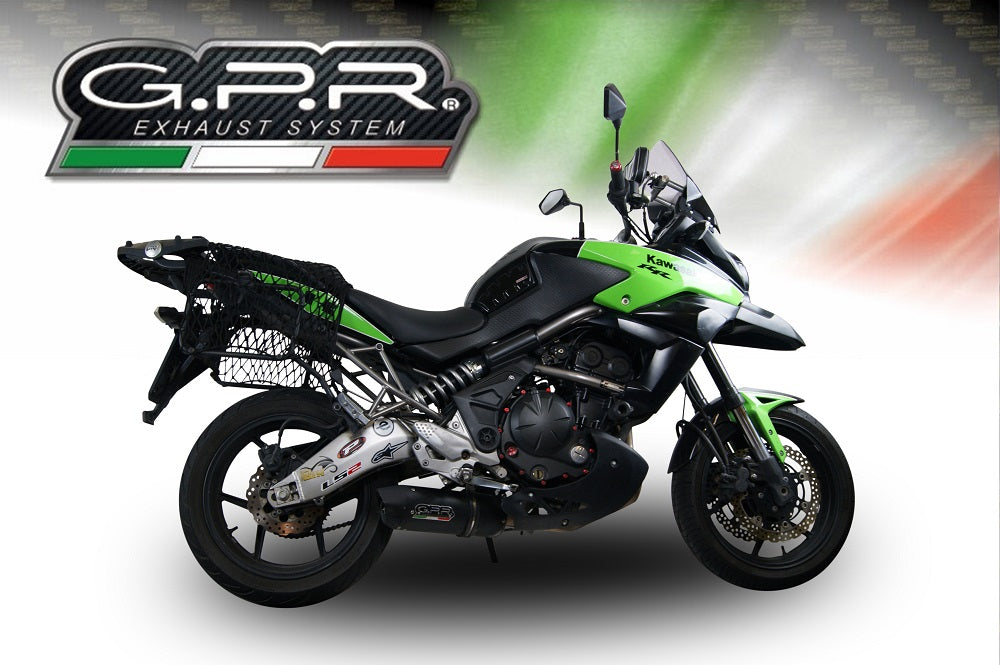Kawasaki Versys 650 2006-2014 Exhaust GPR Furore Poppy Slip-On Race