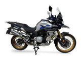 Maletas laterales Voge 900DSX 2024-2025 de 38 litros + 32 litros GPR TECH de aluminio negro con portaequipajes negro