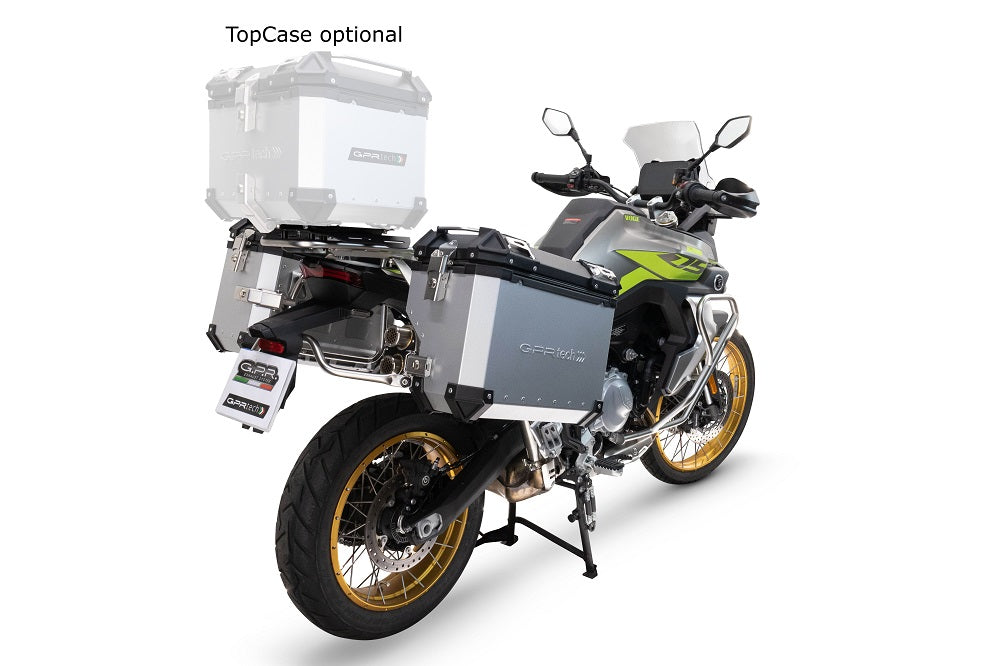 Voge 900DSX 2024-2025 Side Cases 38 Liters + 32 Liters GPR TECH Black Aluminum
