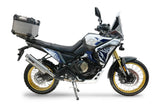 Baúl GPR TECH de 35 litros, titanio, para Voge DS 800 Rally 2025-2026