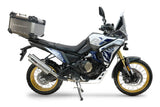 Top case GPR TECH de 55 litres, titane, pour Voge DS 800 Rally 2025-2026