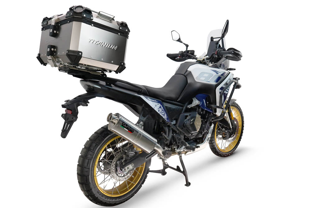 Top case GPR TECH de 55 litres, titane, pour Voge DS 800 Rally 2025-2026