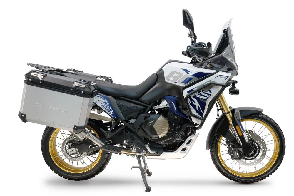 Voge DS 800 Rally 2025-2026 Side Cases 38 Liters + 32 Liters GPR TECH Silver Aluminum - photo 1