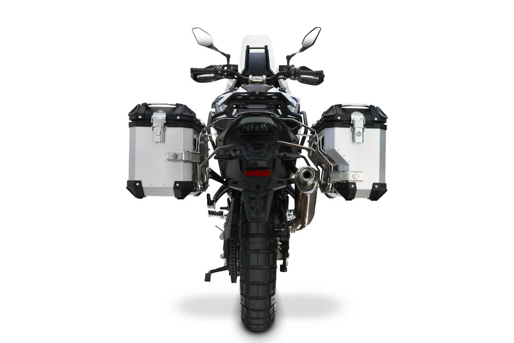 Voge DS 800 Rally 2025-2026 Side Cases 38 Liters + 32 Liters GPR TECH Silver Aluminum - photo 3